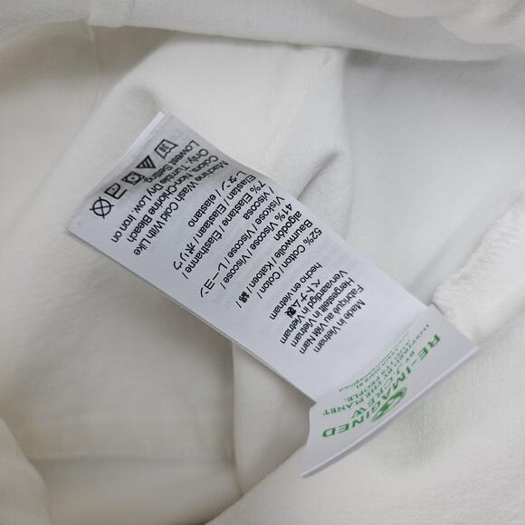 J Crew Pants Womens 2 Ivory Wide Leg High Rise Patch Pocket Preppy Nautical - Picture 6 of 7